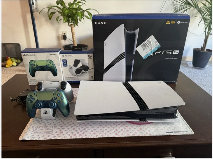 Sony PlayStation 5 Pro 2TB Gaming Console, Extras + Full BUNDLE